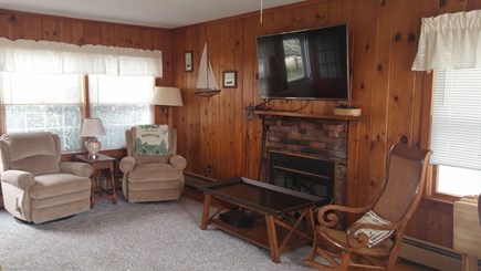 Brewster Cape Cod vacation rental - Living room, Flat screen, cable, WI-FI