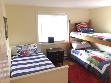 East Dennis Sesuit Neck Cape Cod vacation rental - 3rd bedroom bunks and daybed