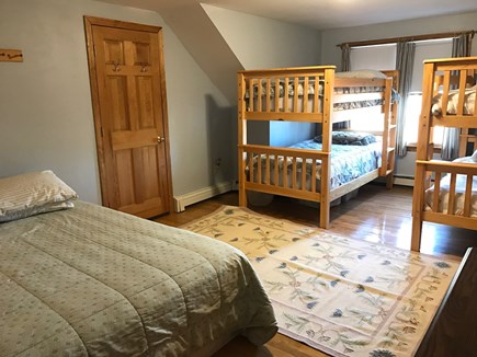 Eastham Cape Cod vacation rental - Bedroom #2 with king bed and 2 sets of bunkbeds on second floor