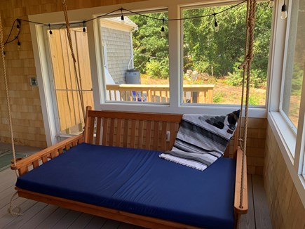 Eastham Cape Cod vacation rental - Swing-bed on porch