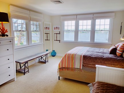 Mashpee Cape Cod vacation rental - Guest bedroom- queen bed & king pull out w/ ocean views