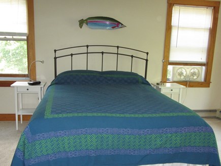 Woods Hole Cape Cod vacation rental - Upstairs master bedroom with queen bed & large closet