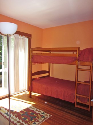 Woods Hole Cape Cod vacation rental - Downstairs bedroom with bunk beds