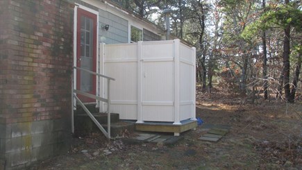 Eastham Cape Cod vacation rental - Enclosed Outside Shower