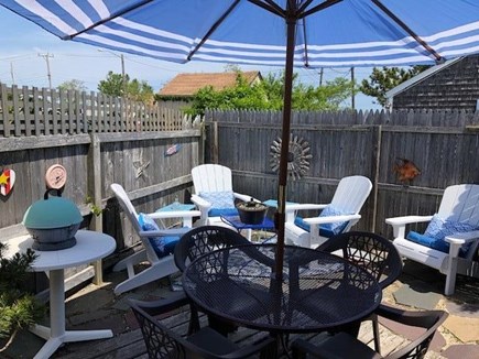 Beach Point / North Truro Cape Cod vacation rental - Secluded backyard patio with charcoal grill