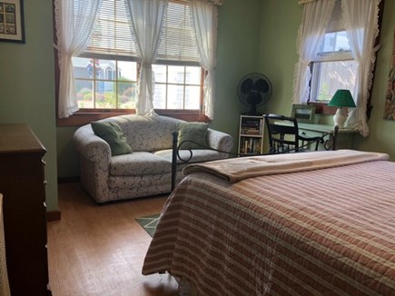 Beach Point / North Truro Cape Cod vacation rental - Spacious and airy main bedroom with loveseat and writing desk