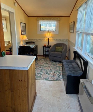 Beach Point / North Truro Cape Cod vacation rental - Dining area seats 4 with additional sitting area and second TV