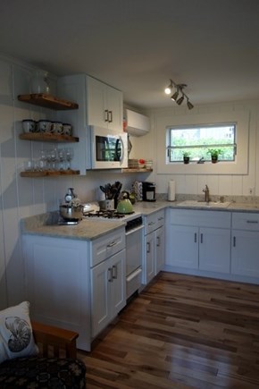 Truro Cape Cod vacation rental - Full kitchen has everything except a dishwasher
