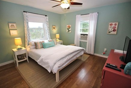 Truro Cape Cod vacation rental - Main level bedroom has queen bed and air conditioning
