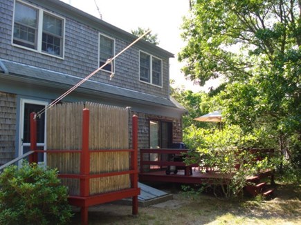 Eastham, Cooks Brook - 337 Cape Cod vacation rental - Deck and outdoor shower