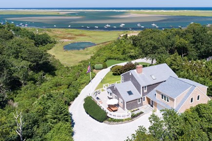 Orleans Cape Cod vacation rental - Enjoy sweeping views of Nauset Inlet and ocean beyond.