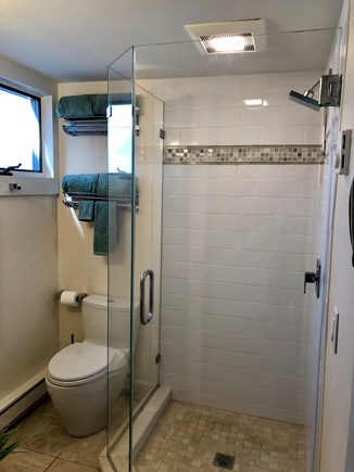 Provincetown Cape Cod vacation rental - Beautiful bathroom shower and toilet