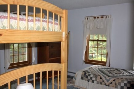 Eastham Cape Cod vacation rental - 2nd Bunk Room with extra bed