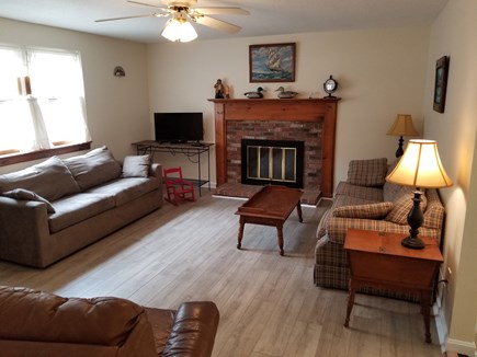 Eastham Cape Cod vacation rental - The living room has new floors and paint as of 2021
