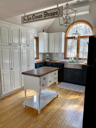 Eastham Cape Cod vacation rental - Sunny, open kitchen with vaulted ceiling, fully equipped.