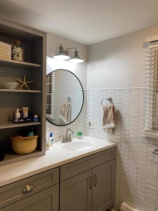 Eastham Cape Cod vacation rental - Updated First-floor full bath with full size washer/dryer.