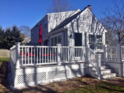 East Falmouth Cape Cod vacation rental - Side view/deck