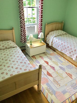 Brewster Cape Cod vacation rental - Bedroom 3 with two twins and trundle (twin)