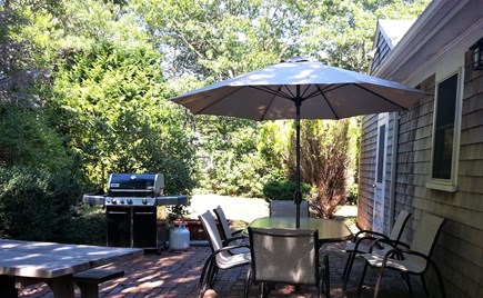 Brewster Cape Cod vacation rental - Relax and enjoy the back patio for dining and grilling.