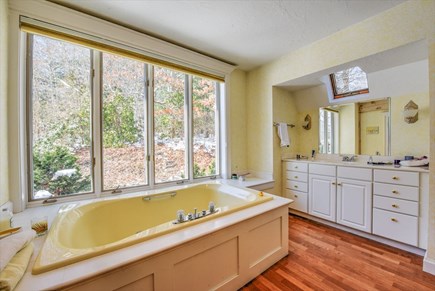 Centerville Cape Cod vacation rental - Master Bath with whirlpool tub & shower