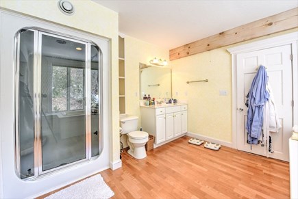 Centerville Cape Cod vacation rental - master Bath with shower & whirlpool tub