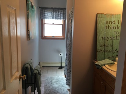 Brewster Cape Cod vacation rental - Master bathroom with shower
