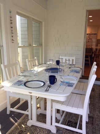 Falmouth Cape Cod vacation rental - Enclosed porch for dining, reading,games, and a couch for naps.