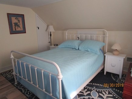 Falmouth Cape Cod vacation rental - #1 Bdrm up: queen bed, dresser, closet, Thermostats up and down.