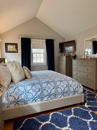 South Chatham Cape Cod vacation rental - Primary RH furniture br, king bed.