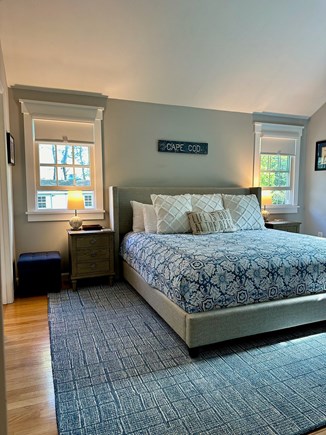 South Chatham Cape Cod vacation rental - Primary KING BR with brand new Restoration Hardware furniture