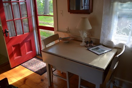 Dennis Port Cape Cod vacation rental - Table extends for larger family table.