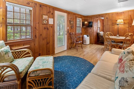 Dennis Port Cape Cod vacation rental - Living room with AC unit and smart TV
