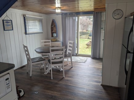 Dennisport Cape Cod vacation rental - Eat in kitchen. Leads to private back yard.