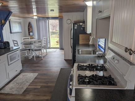 Dennisport Cape Cod vacation rental - Kitchen and eating area.