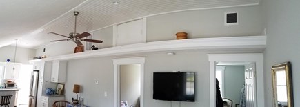 Dennisport Cape Cod vacation rental - Living room, view from the couch.