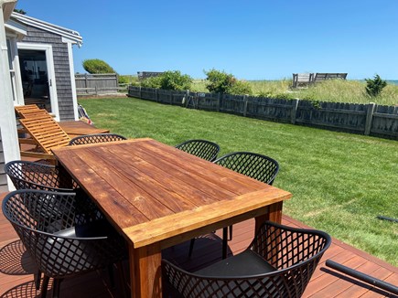 South Yarmouth/Bass River Cape Cod vacation rental - Deck and beautiful lawn