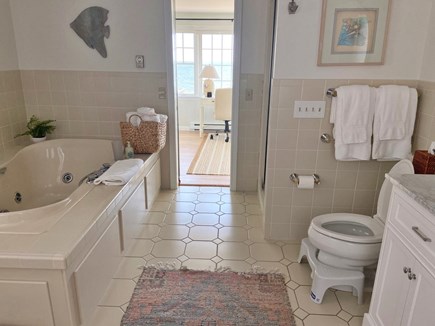 South Yarmouth/Bass River Cape Cod vacation rental - Master bath upstairs