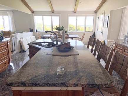 South Yarmouth/Bass River Cape Cod vacation rental - Kitchen Island with Ocean view
