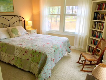 Eastham Cape Cod vacation rental - Second queen bedroom with a large closet and large windows.
