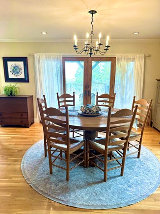 Eastham Cape Cod vacation rental - Open dining room with seating for 8.
