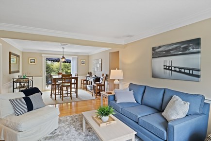 Orleans Cape Cod vacation rental - Living room flows into dining room
