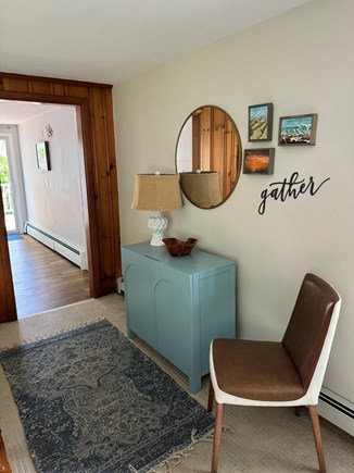 Falmouth Cape Cod vacation rental - Front door entry into the living room.