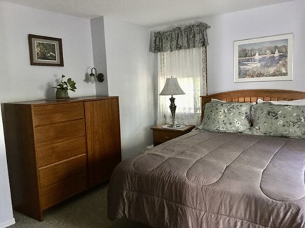Eastham Cape Cod vacation rental - Master bedroom with queen bed. New larger dresser and bed.