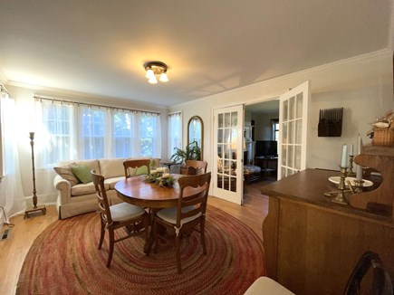 Harwich Port Cape Cod vacation rental - Dining room opens to living room area