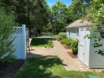 East Orleans Cape Cod vacation rental - Rear view of cottage with outdoor hot and cold shower