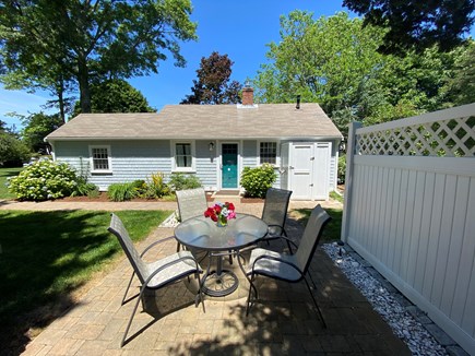 East Orleans Cape Cod vacation rental - Back patio of cottage with grill