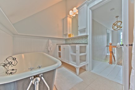 Harwich Port Cape Cod vacation rental - Upstairs bath with separate shower and bath tub