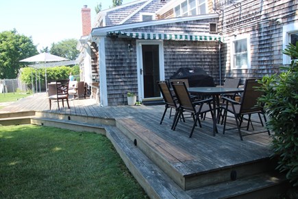 East Orleans Cape Cod vacation rental - Gas BBQ and outside dining area.