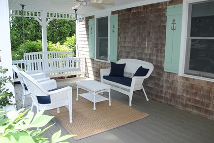 East Orleans Cape Cod vacation rental - Front Porch.  Perfect for morning coffee or afternoon cocktails!