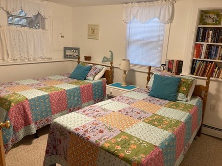 Eastham Cape Cod vacation rental - Twin room with two single beds, dresser and closet.